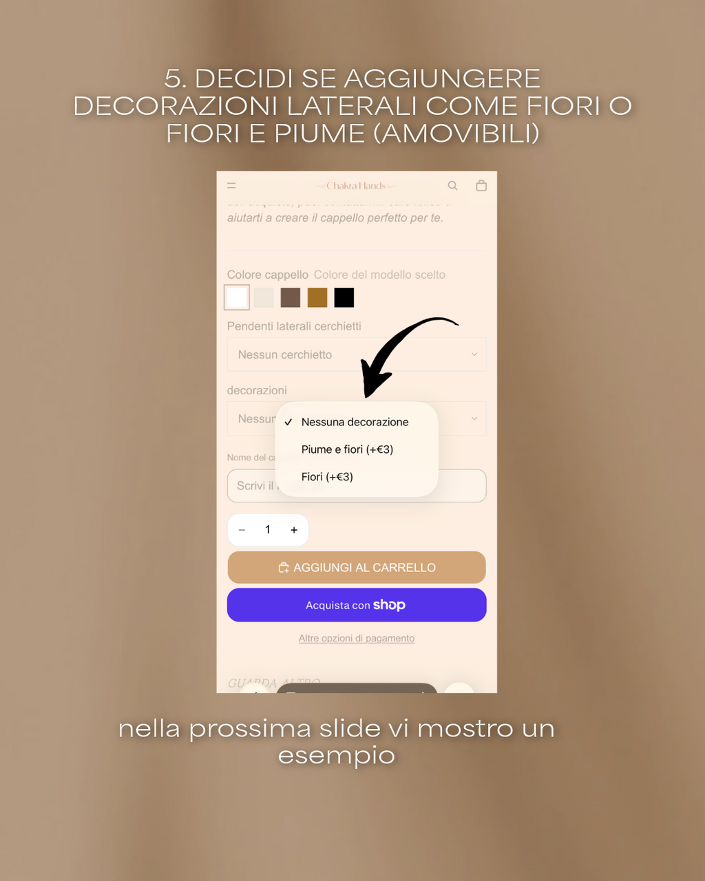 Cappello personalizzato