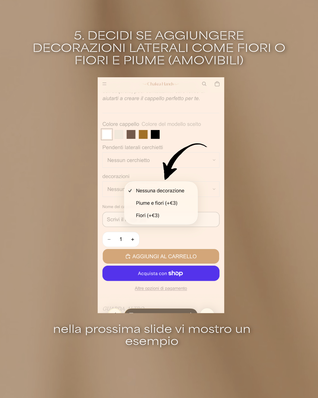 Cappello personalizzato