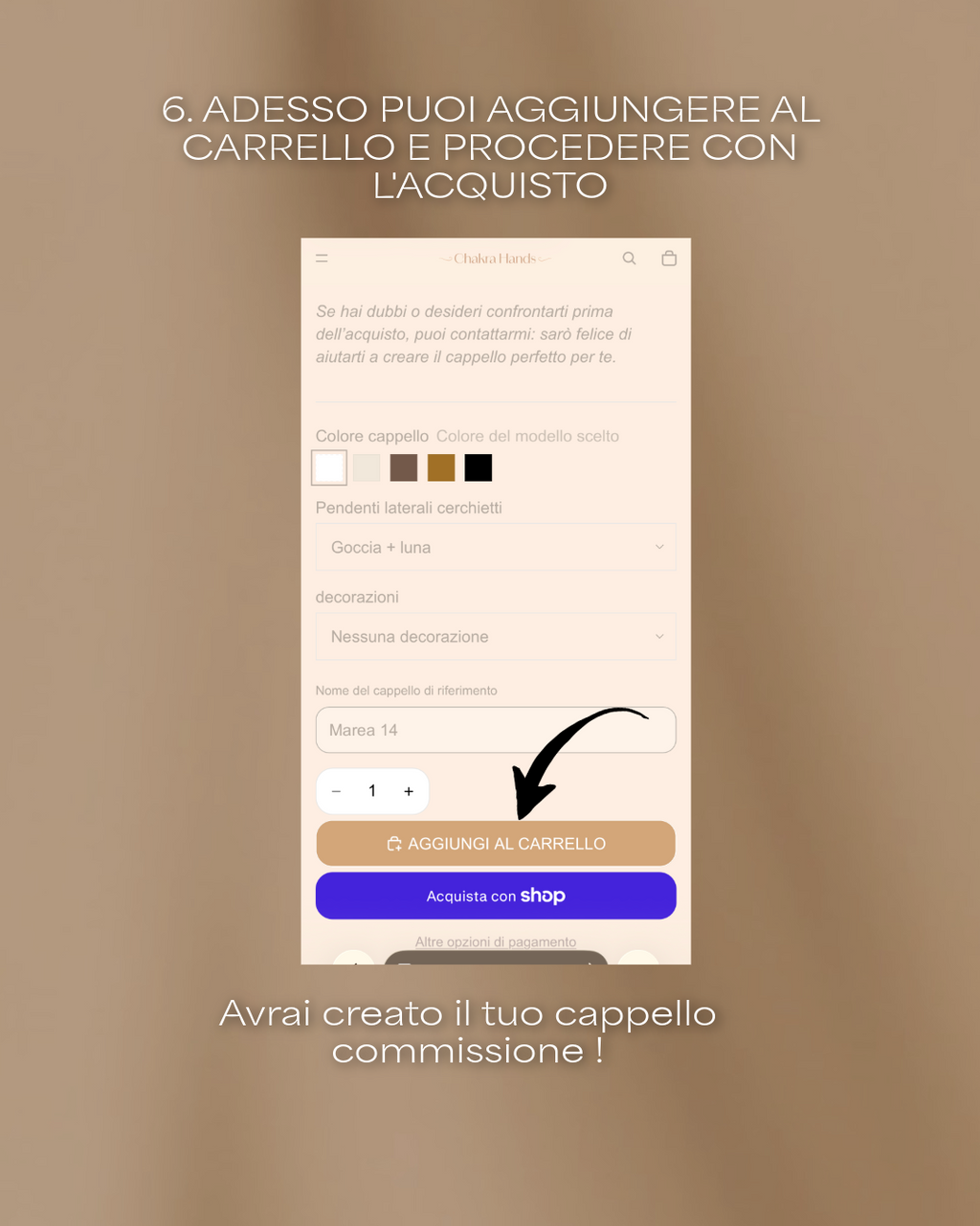 Cappello personalizzato