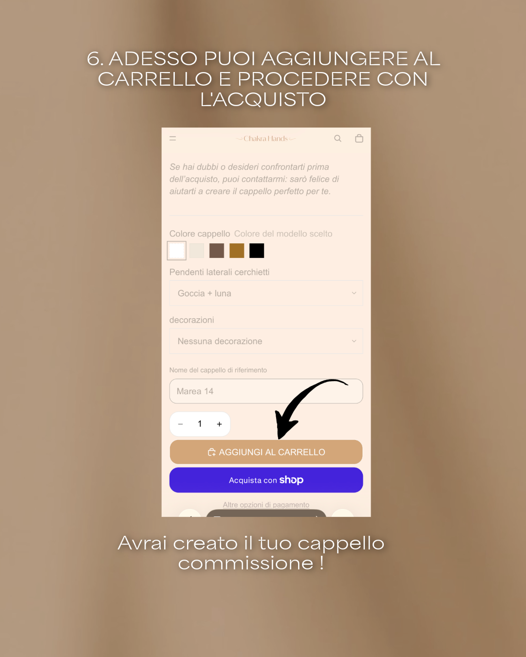 Cappello personalizzato