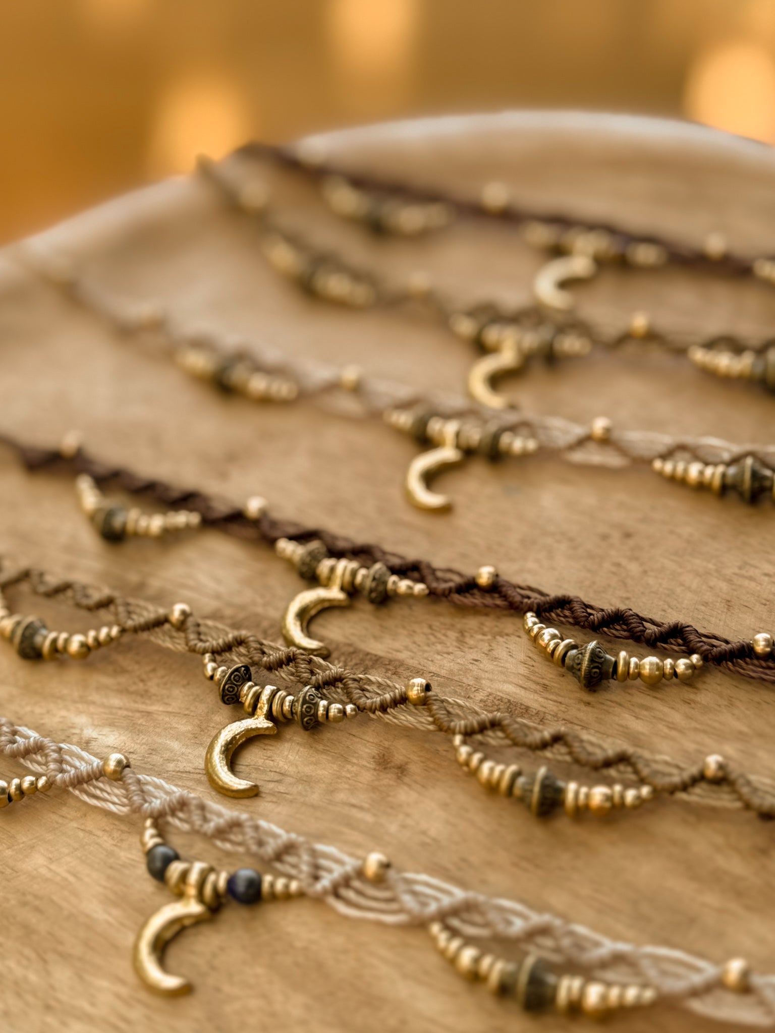 • Set Collana Ululare alla luna + Treccina Lunita •